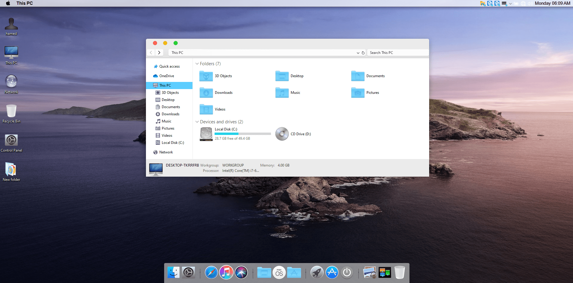 mac os x dock for windows 7 download